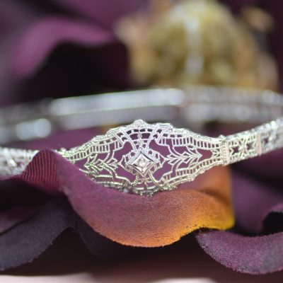 Art Deco Bracelet Flower Art Deco Bracelet Flower